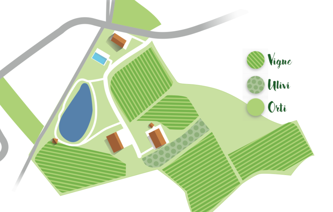 Podere lesignano cartina A
