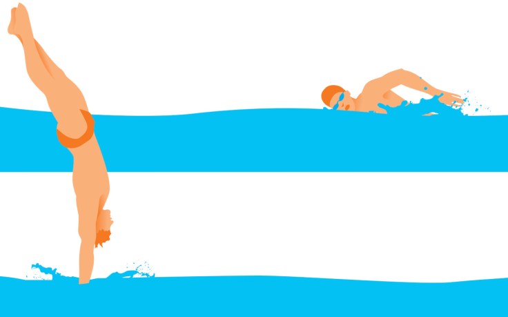 Tshirt- nuoto righe_2