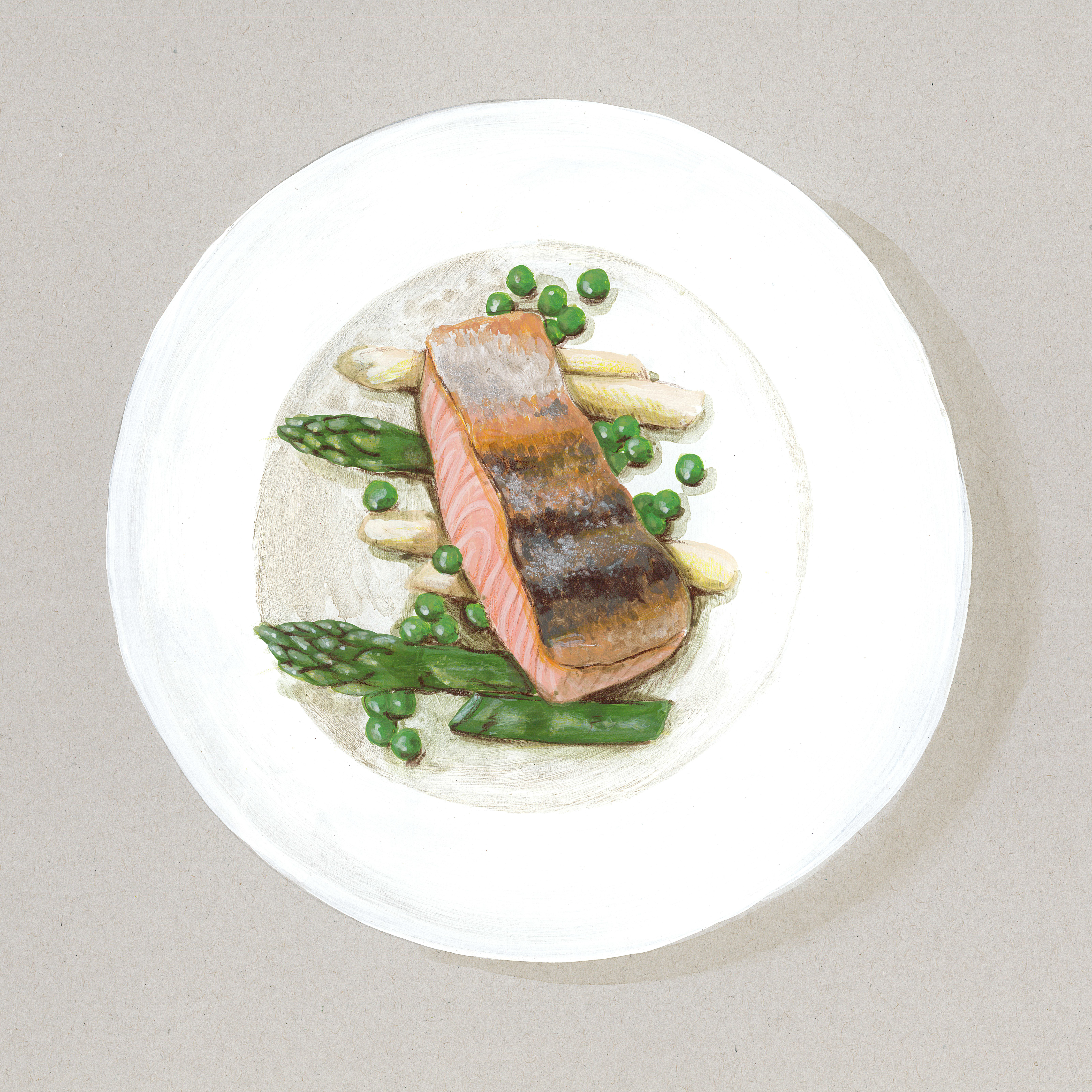 Salmone asparagi piselli Carbon_0812